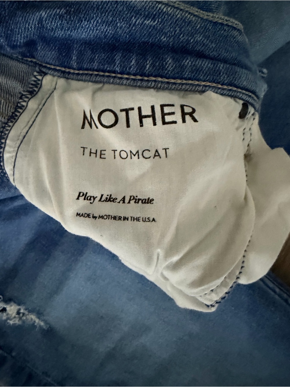 MOTHER The Tomcat Women’s Light Blue Boyfriend Jeans
